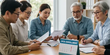 Navigating 2025 Health Benefits: Key Updates for Open Enrollment Diverse individuals reviewing 2025 health benefit documents for open enrollment