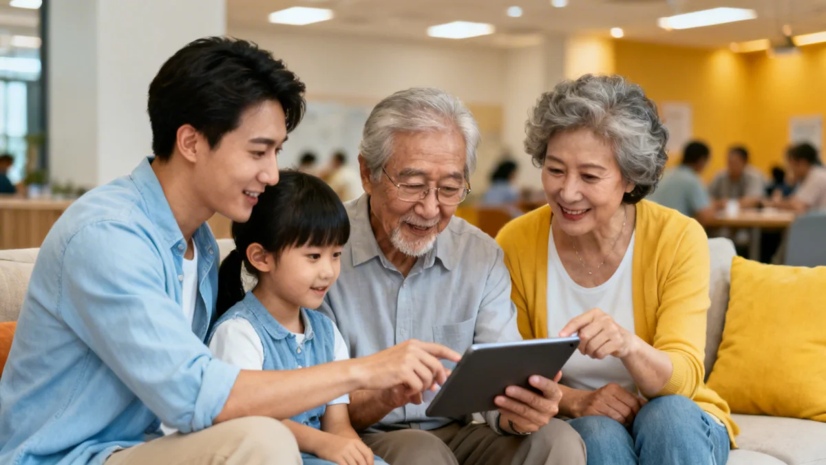 Des consommateurs français de divers âges consultant des informations numériques sur leurs droits en 2026.