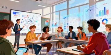 Groupe d'étudiants français engagés dans une discussion animée, symbolisant le développement de la pensée critique en 2026.